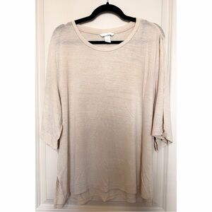 H&M Women's Cream Top, Size L